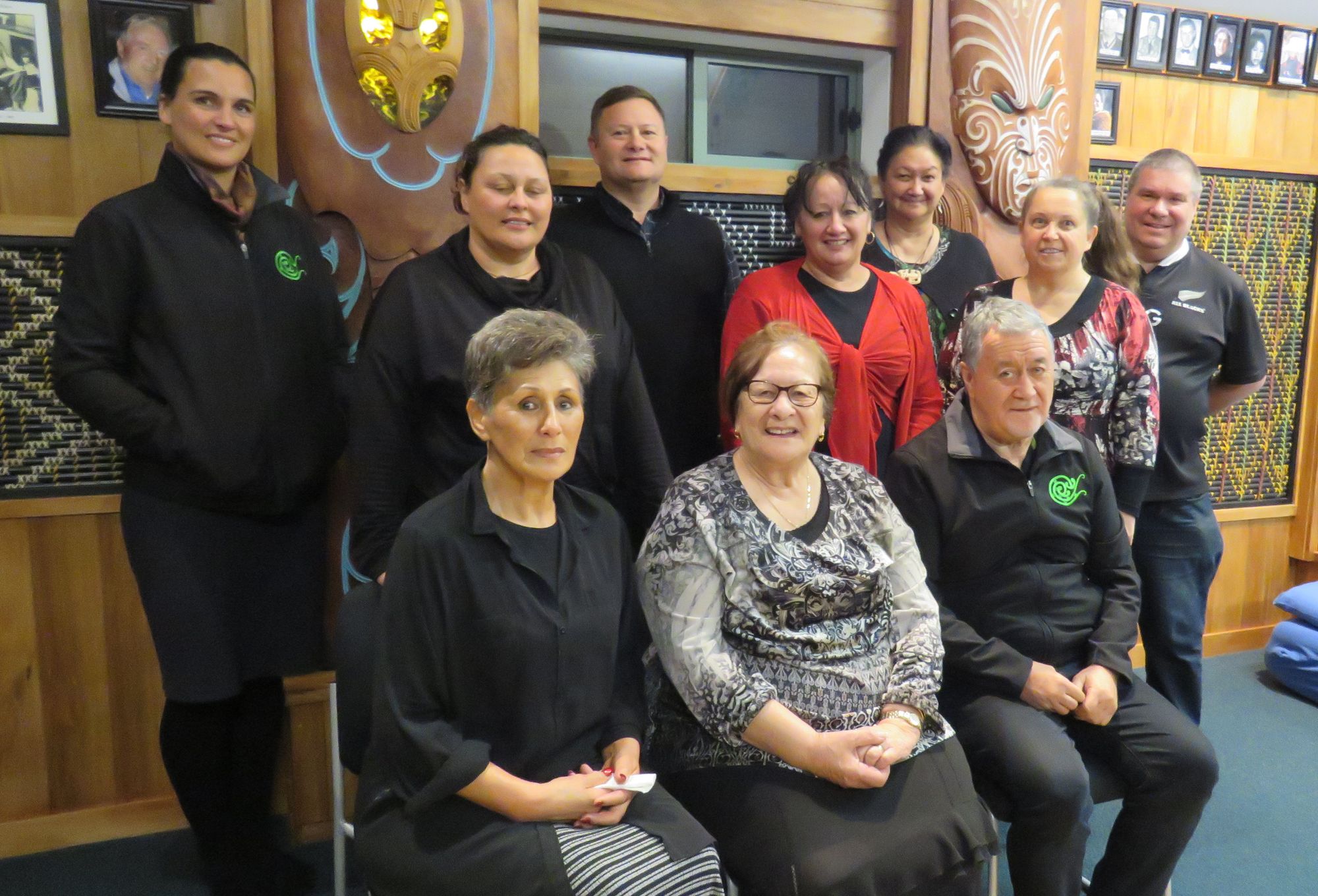 Hui with our whānau in Bruce Bay