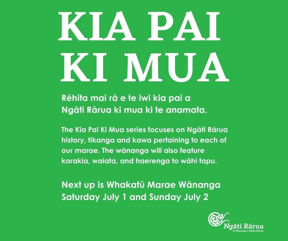 Register now for the next Kia Pai Ki Mua wānanga