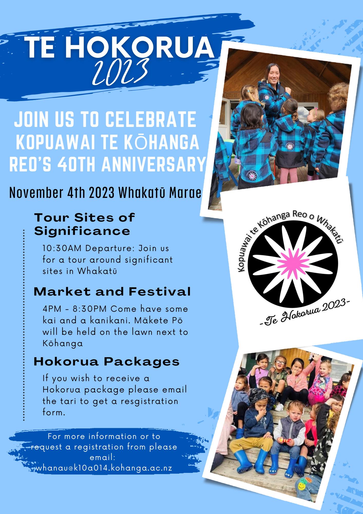 Kopuawai Te Kōhanga Reo o Whakatū turns 40!