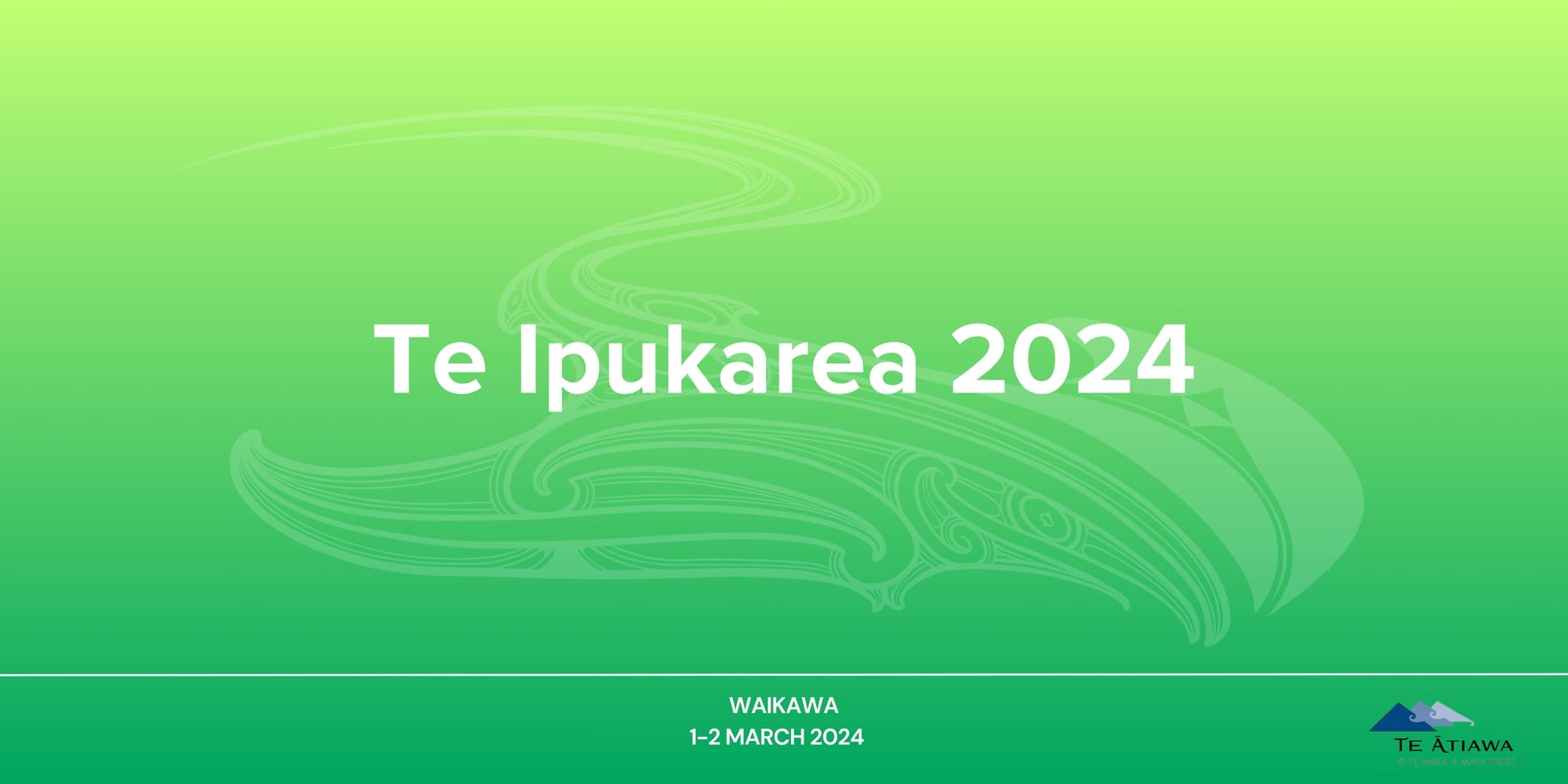 Register now for Te Ipukarea 2024