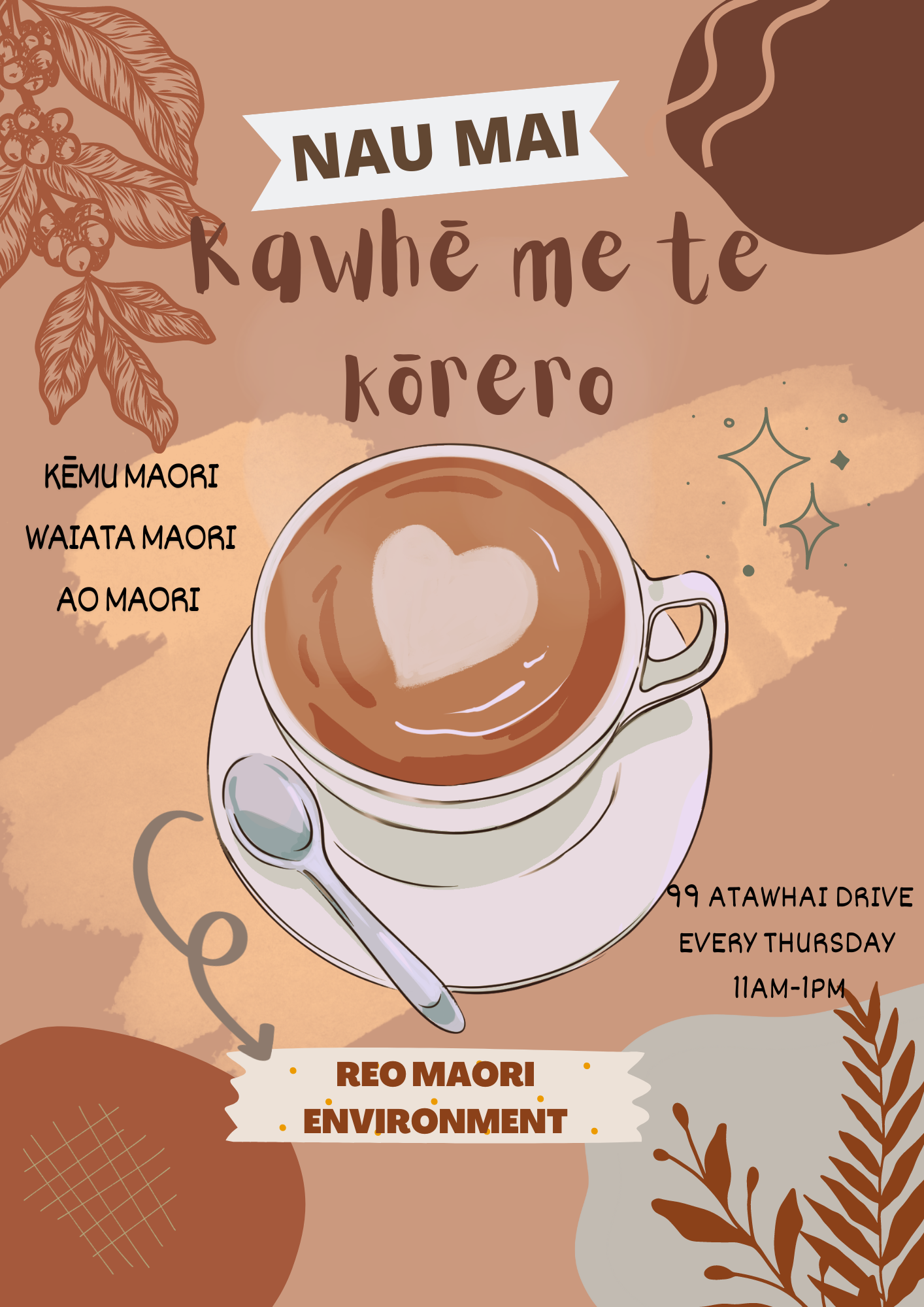 Kawhē me te kōrero