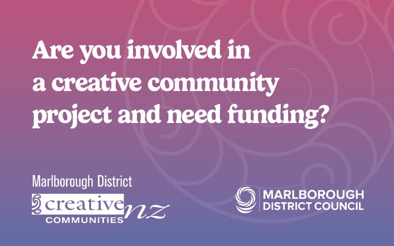 Wairau Creative Communities Scheme applications open
