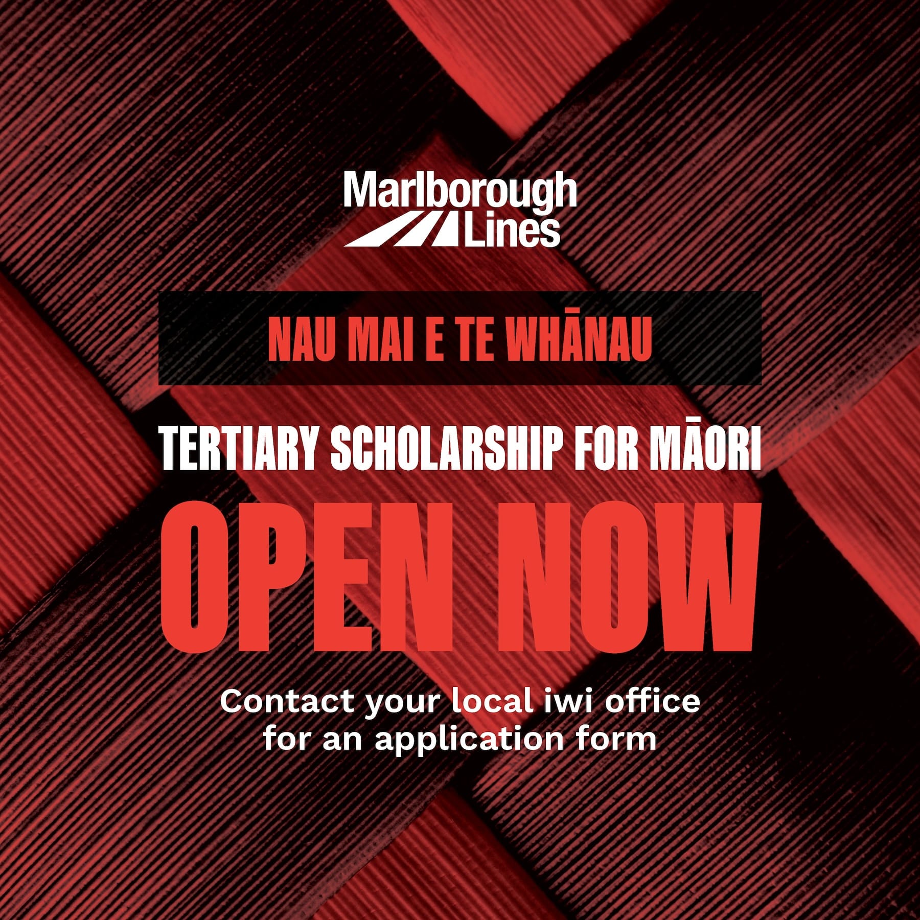 Marlborough Lines Tertiary Scholarship for Māori