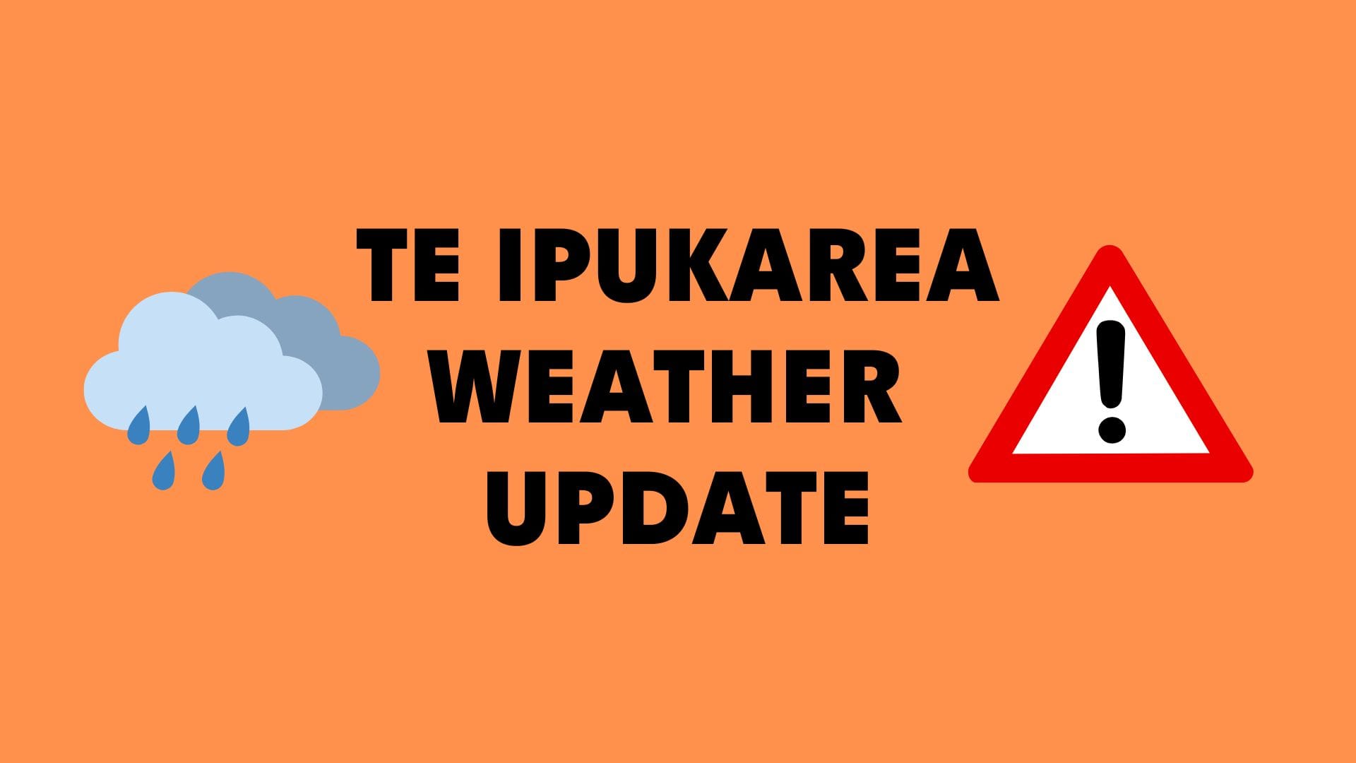 Te Ipukarea: Important weather update