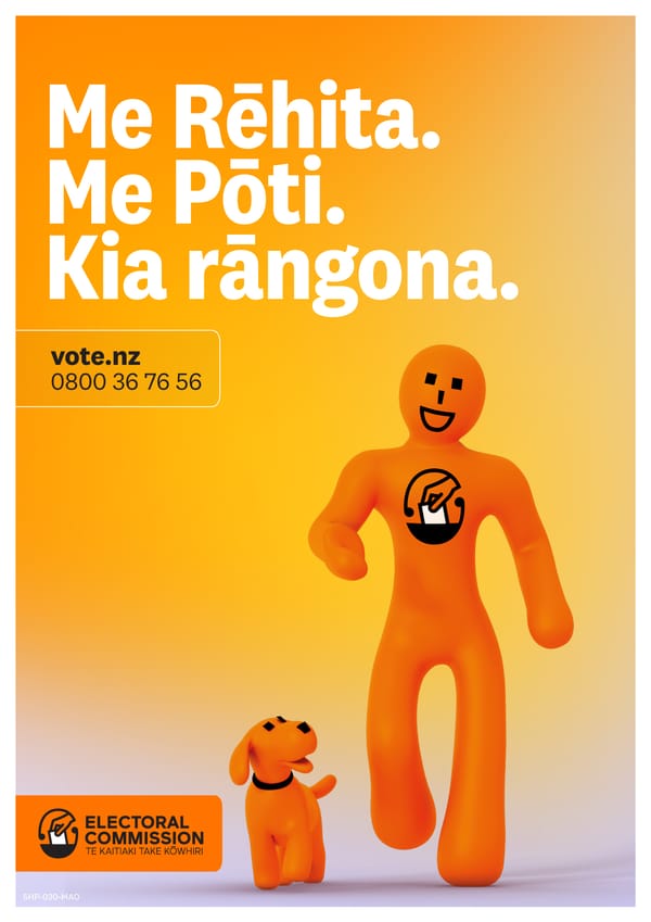 Kia takatū ki te rēhita, ki te pōti hoki