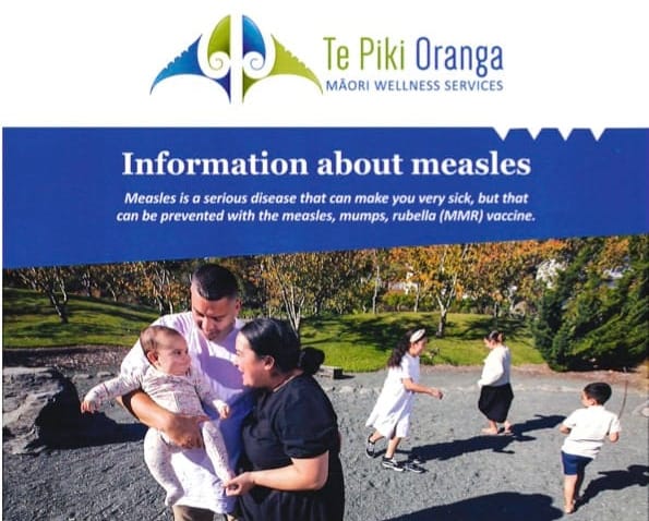 Pop-up measles clinic at Whakatū Marae