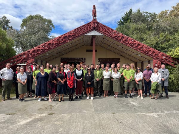 Welcoming Kaihonoa Taiao at Ōmaka Marae